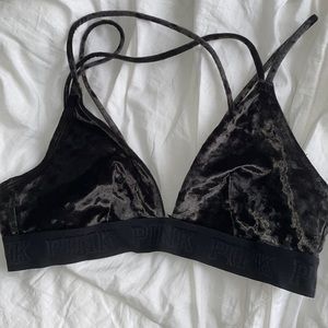 PINK Victoria’s Secret Crushed Velvet Bralette